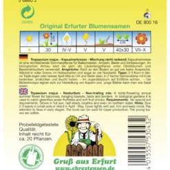 Saatgut Kapuzinerkresse Mix ca. 20 Pflanzen