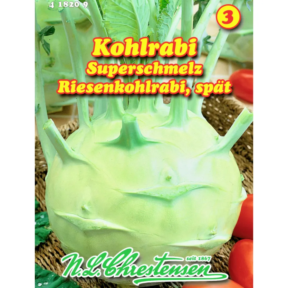 Saatgut Kohlrabi Superschmelz ca. 60 Pflanzen