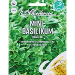 Saatgut Mini Basilikum Piccolino