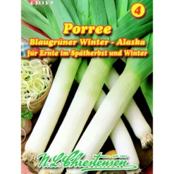 Saatgut Porree Blaugrüner Alaska ca. 50 Pflanzen