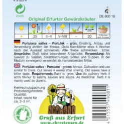 Saatgut Portulak ca. 2–3 m²
