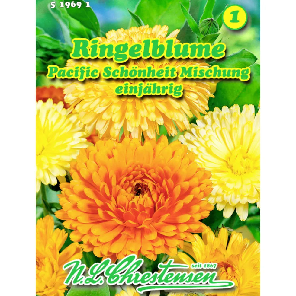 Saatgut Ringelblumen-Mix Pacific ca. 80 Pflanzen