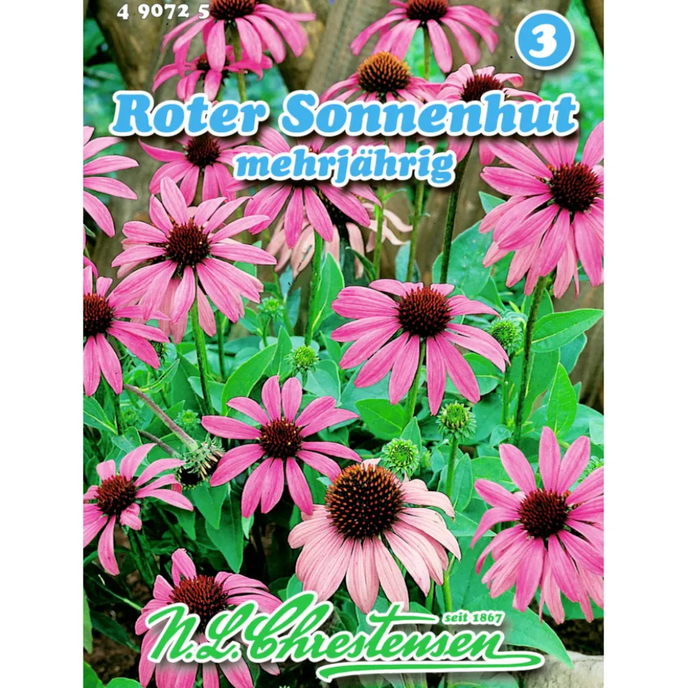 Saatgut roter Sonnenhut ca. 40 Pflanzen