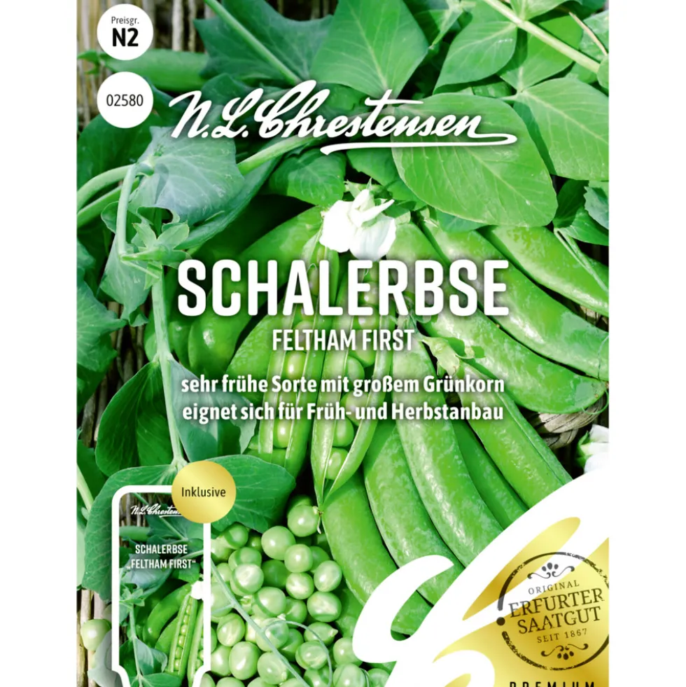 Saatgut Schalerbse Feltham First
