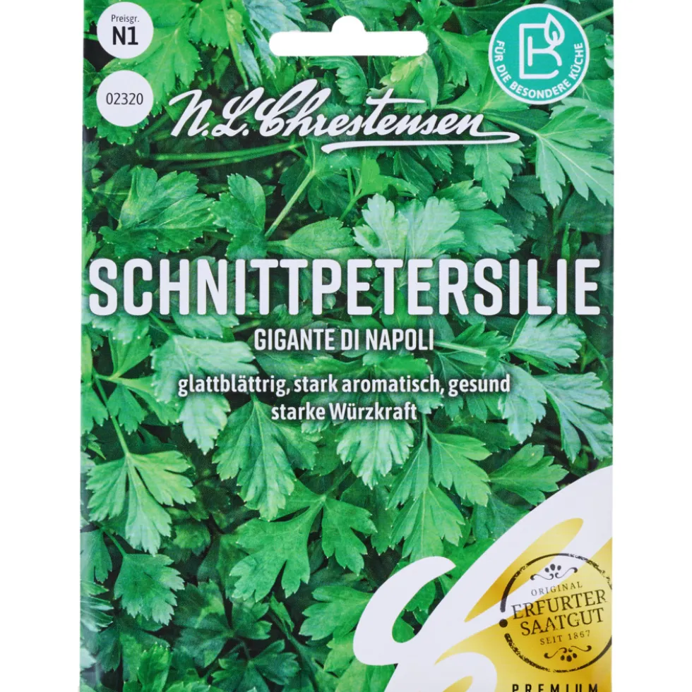 Saatgut Schnittpetersilie für ca. 4-5 laufende Meter