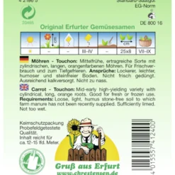 Saatgut Speisemöhre ca. 12–15 laufende Meter