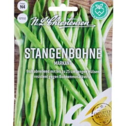 Saatgut Stangenbohne Markant