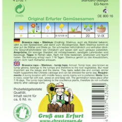 Saatgut Stielmus ca. 6 laufende Meter