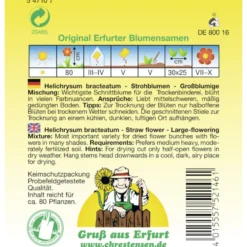 Saatgut Strohblumen-Mix großblumig ca. 100 Pflanzen