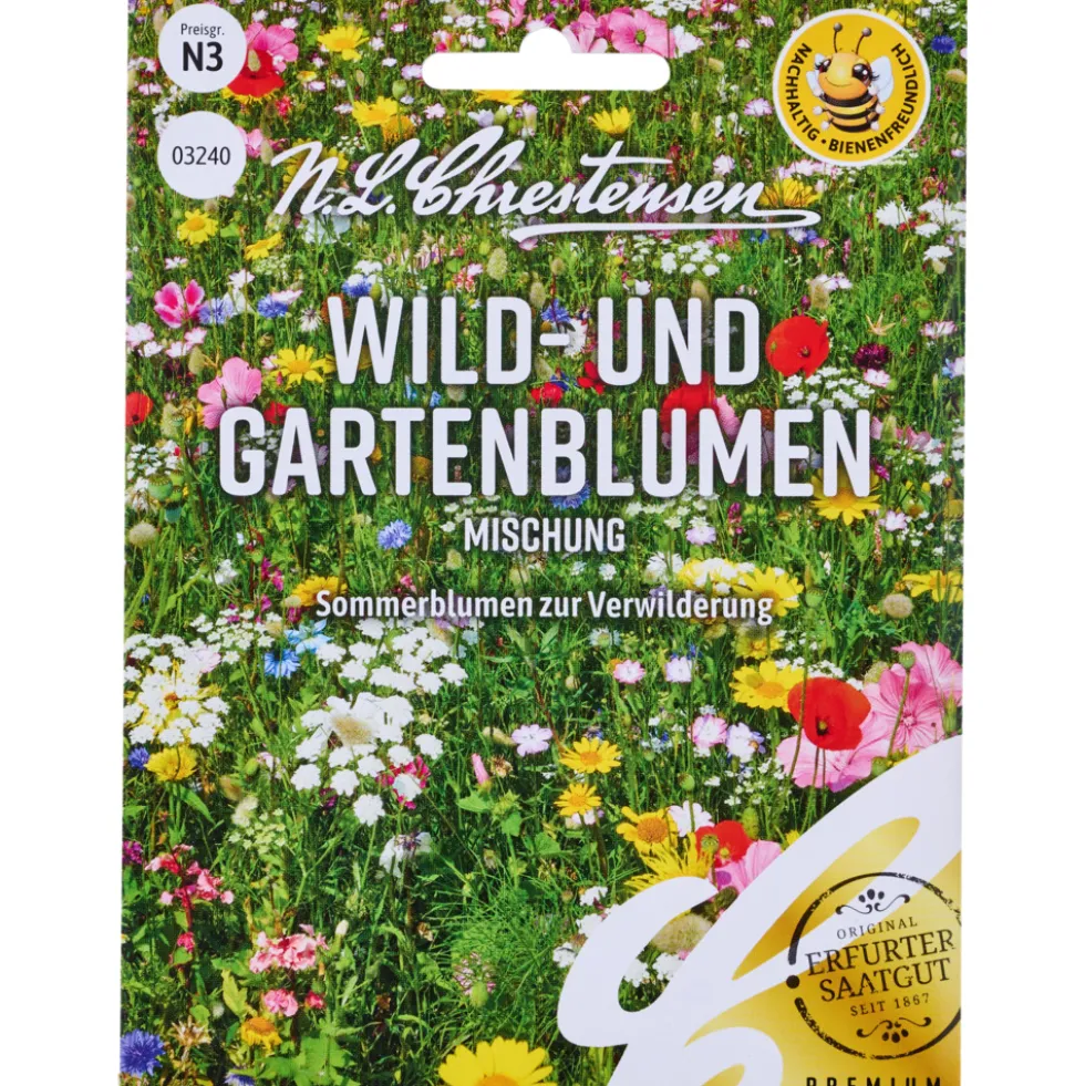 Saatgut Wild- & Gartenblumen Mischung