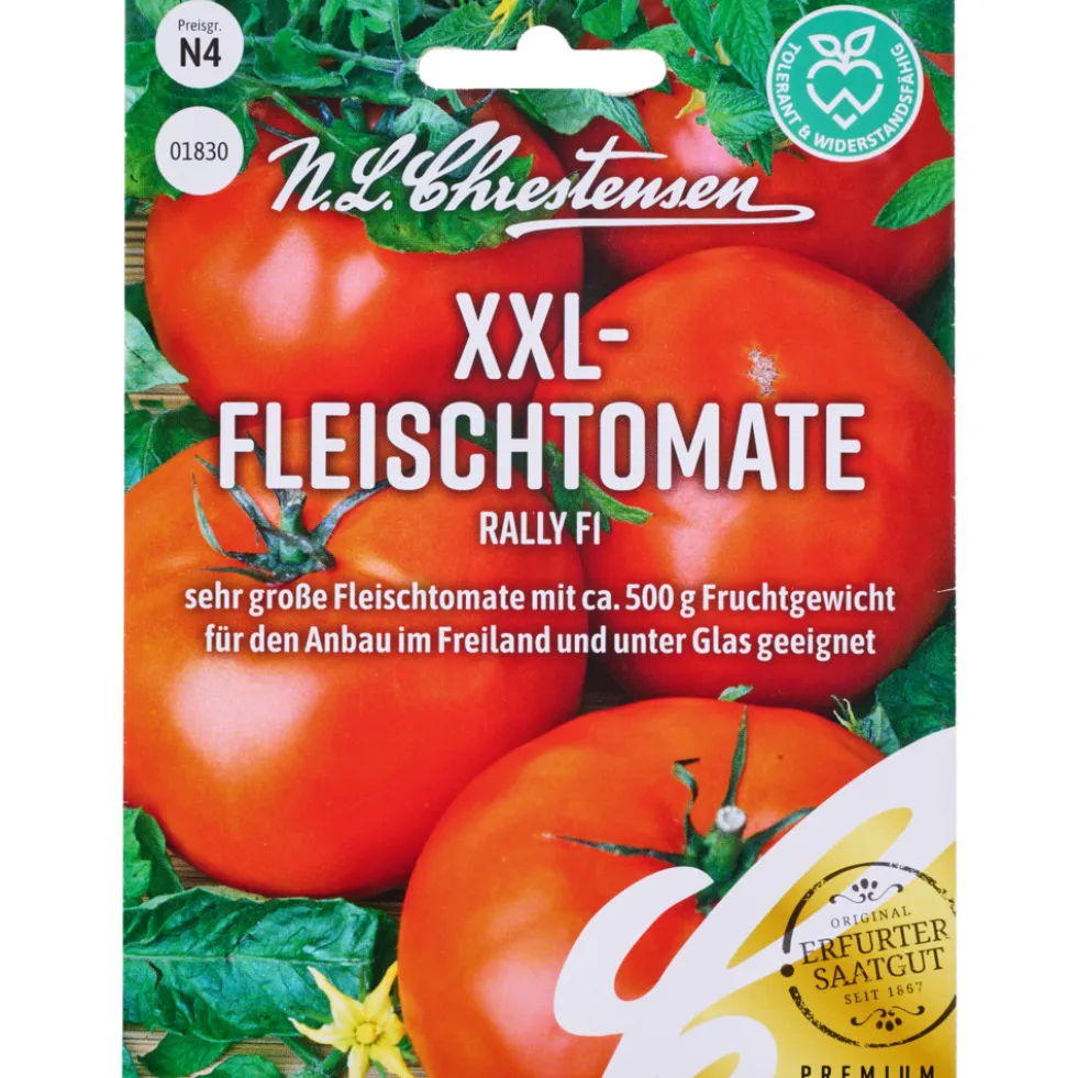 Saatgut XXL-Fleischtomate Rally F1 für ca. 8 Pflanzen