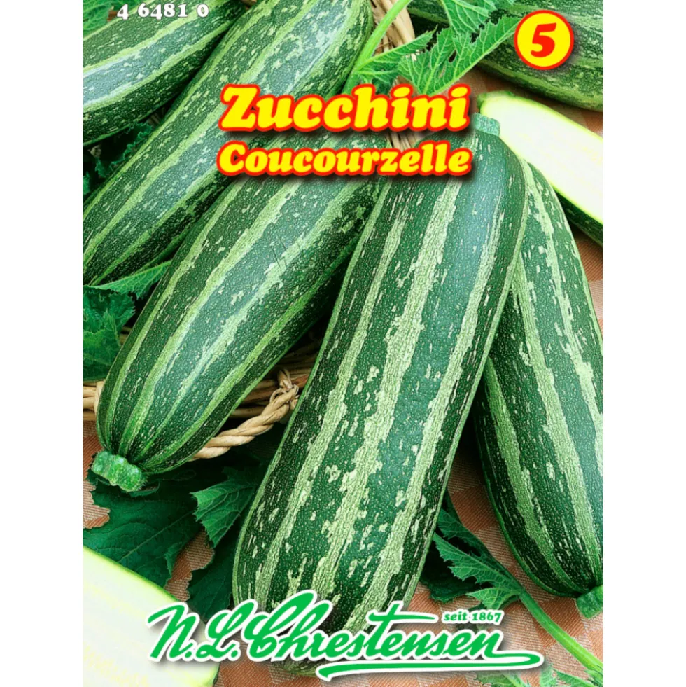 Saatgut Zucchini Cocozelle ca. 10 Pflanzen