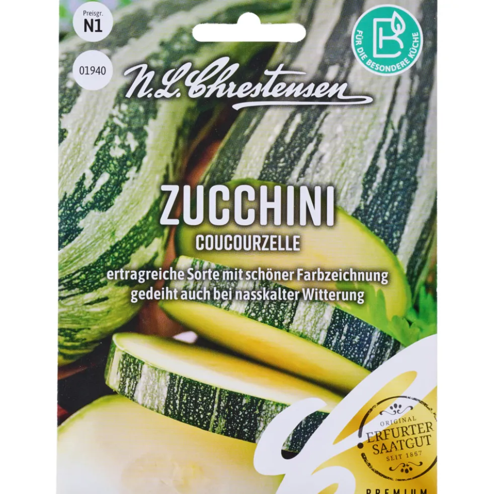 Saatgut Zucchini Coucourzelle ca. 8 Pflanzen