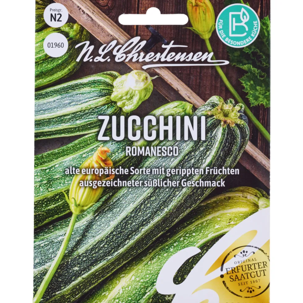 Saatgut Zucchini Romanesco
