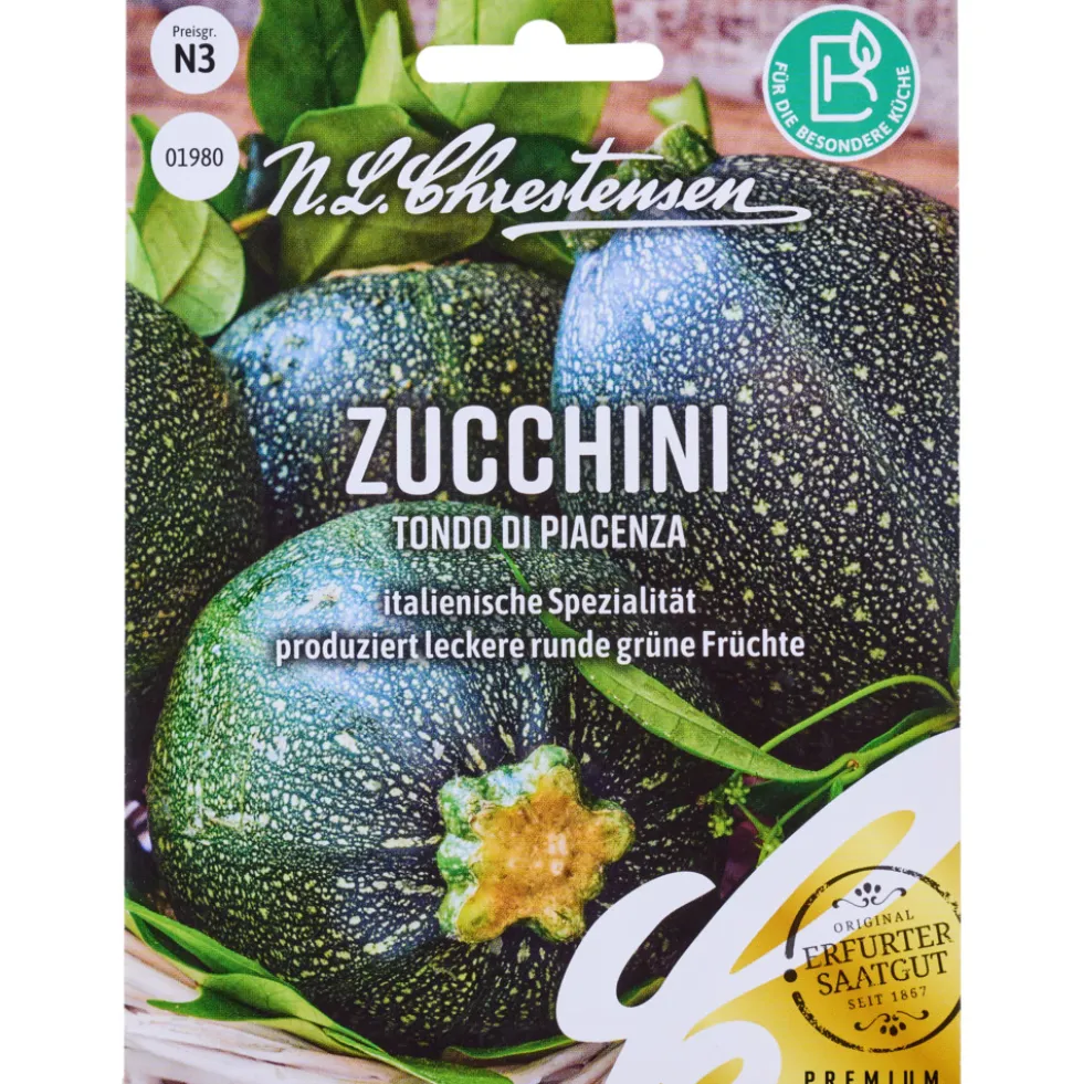 Saatgut Zucchini Tondo di Piacenza