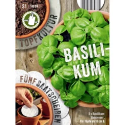 Saatscheiben Basilikum Genoveser 5 Scheiben
