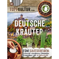 Saatscheiben Deutsche-Kräuter-Mix 5 Scheiben
