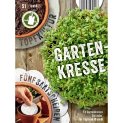 Saatscheiben einfache Gartenkresse 5 Scheiben
