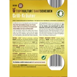 Saatscheiben Grill-Kräuter-Mix 5 Scheiben