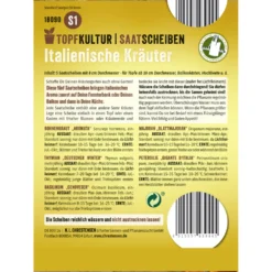 Saatscheiben Italienische-Kräuter-Mix 5 Scheiben