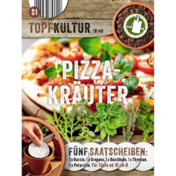 Saatscheiben Pizza-Kräuter-Mix 5 Scheiben