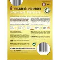Saatscheiben Schnittlauch Middleman 5 Scheiben