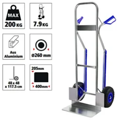 Sackkarre 200 kg Aluminium
