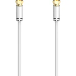 SAT-Anschlusskabel 100 dB 3m weiß