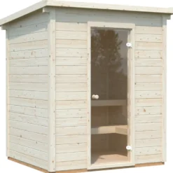 Sauna "Cubic" 2,6 m² inkl. Ofen 6 kW