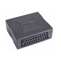 SCART Verbinder Kupplung/Kupplung gerade Kunststoff SAT Scartkabelverbinder