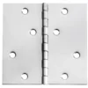 Scharnier quadratisch 100x100x15 mm A2 Edelstahl