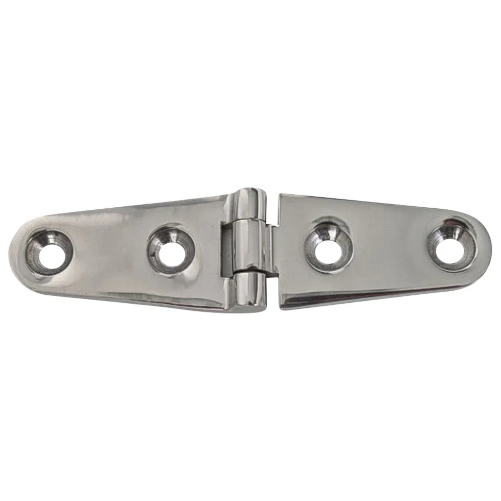 Scharnier 25 x 100 x 4 mm aus A4 Edelstahl