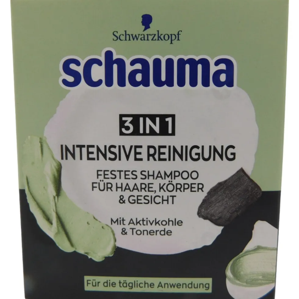 Schauma Festes Shampoo Intensive Reinigung 3 in 1, 60 g