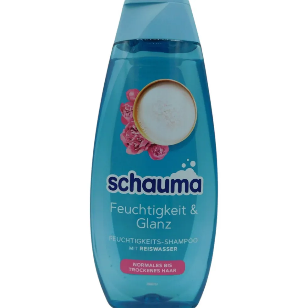 Schauma Shampoo Feuchtigkeit & Glanz mit Reiswasser 400 ml