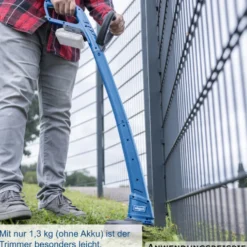 Scheppach Benzin-Aufsitzrasenmäher MR200-61 LT und Akku-Rasentrimmer im Set