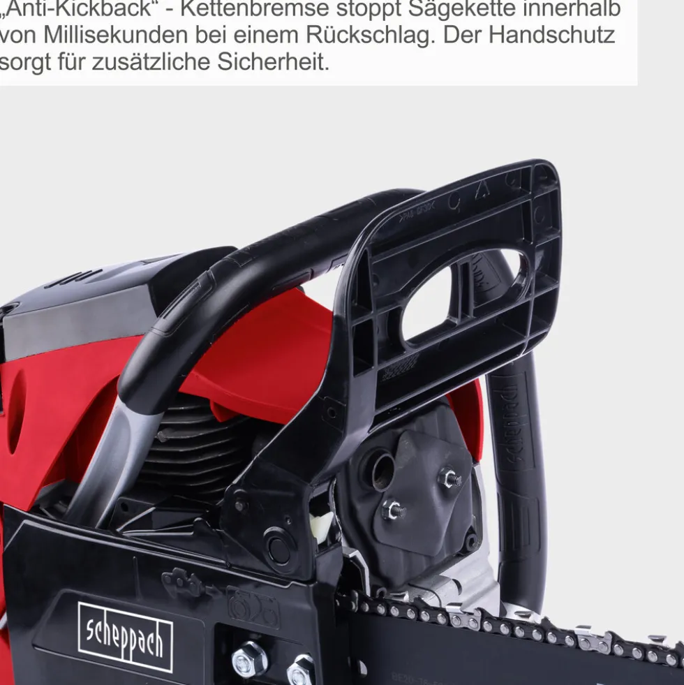 Scheppach Benzin-Kettensäge PCS53 2,0 kW