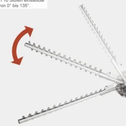 Scheppach Elektro Teleskop-Heckenschere ETHT1000