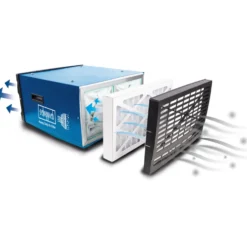Scheppach Heavy Duty Luftfilter HDA-14 100 W mit Fernbedienung und Timer