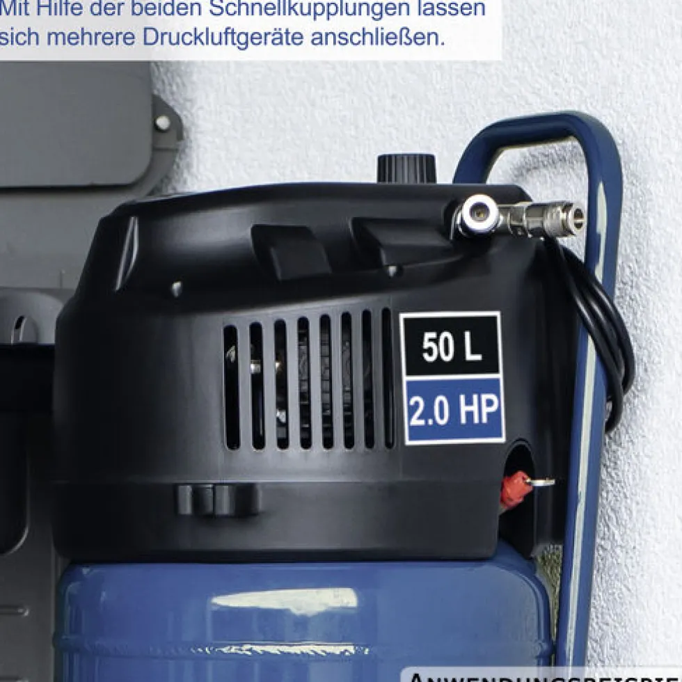 Scheppach Kompressor HC51V (senkrecht), 50 Liter, 10 bar