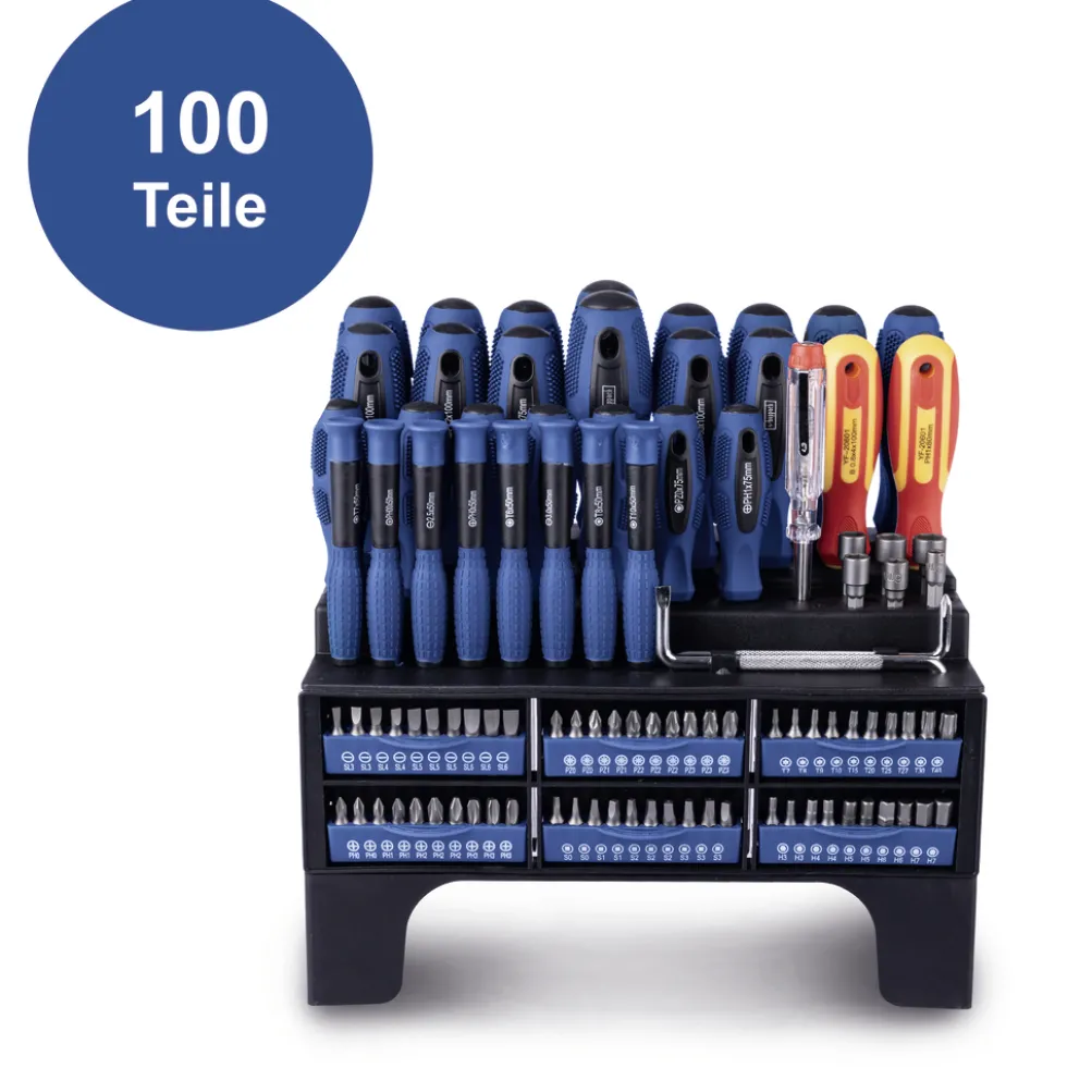scheppach Schraubendreher-Set 100-teilig VDE