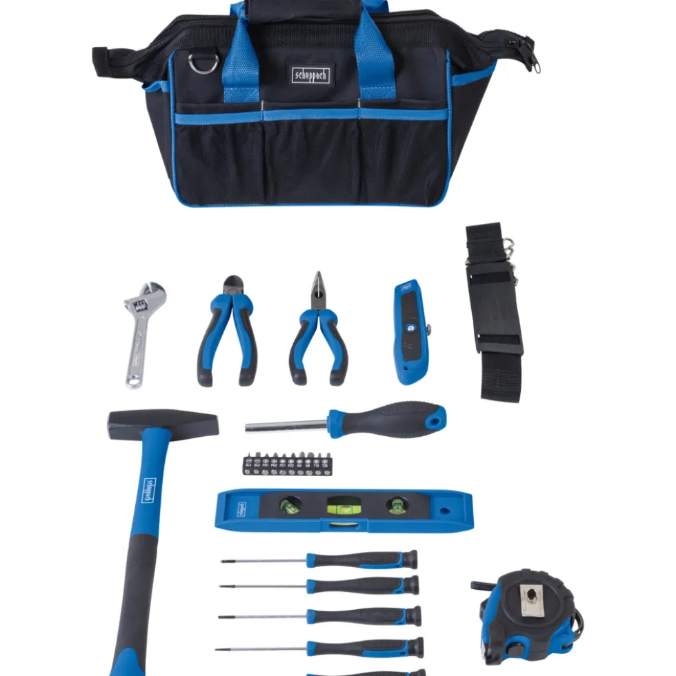 Scheppach Werkzeugtasche TC24, 23-teilig