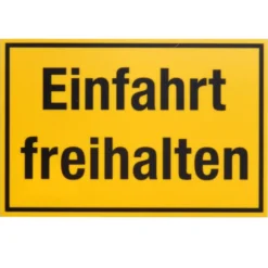 Schild Einfahrt freihalten 300 x 200 mm