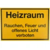 Schild Heizraum 300 x 200 mm