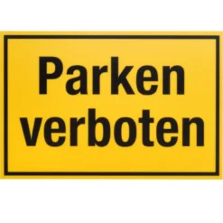 Schild Parken verboten 300 x 200 mm