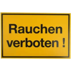 Schild Rauchen Verboten 300 x 200 mm