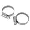 Schlauchklemmen-Set 2er 23-35 mm Breite 9 mm Edelstahl