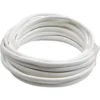 Schlauchleitung H03VVH2-F 2 x 0,75mm² 5 m PVC flach in Weiß