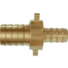Schlauchverschraubung 1/2"x3/4" Messing