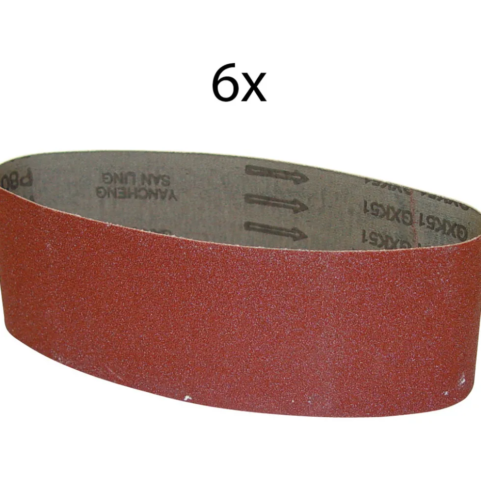 Schleifband 76x533 mm K100 6-tlg.