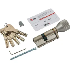 Schließzylinder GERA K-5-WS verstellbar 30-30 mm 5 Schlüssel